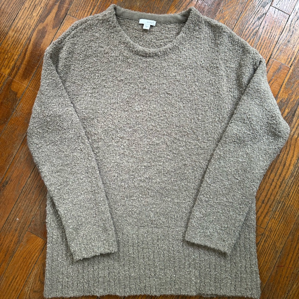 J. Jill Women's Crew Neck Sweater - Taupe
